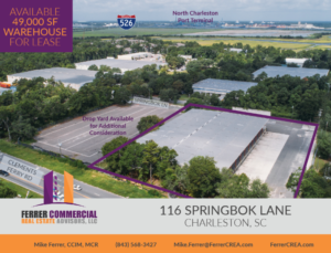 Warehouse for Lease Clement's Ferry Road | Charleston Commercial Real Estate